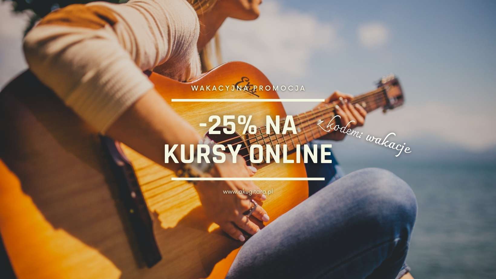 kurs online gitara ukulele wakacyjna promocja