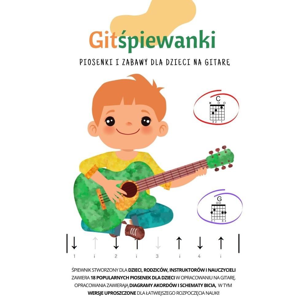 Piosenki Na Ukulele Dla Dzieci Gitśpiewanki - proste piosenki dla dzieci na gitarę (E-book)