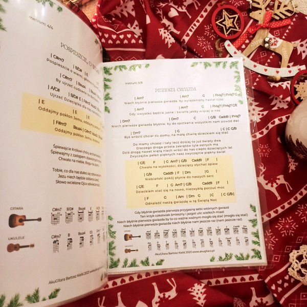 AkuKolędy cz.1-4 (Mega Pakiet) - kolędy i piosenki świąteczne w opracowaniu na gitarę i ukulele - obrazek 9