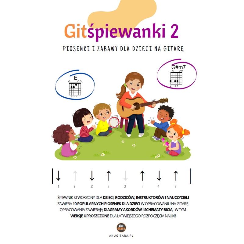 Gitśpiewanki 2 - proste piosenki dla dzieci na gitarę (E-book)