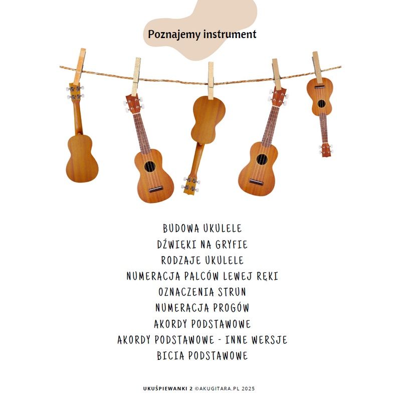 Ukuśpiewanki 2 - proste piosenki dla dzieci na ukulele (E-book) - obrazek 3